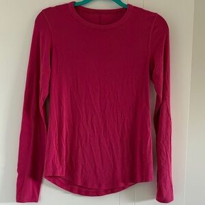 lululemon athletica Fuchsia Long Sleeve Top